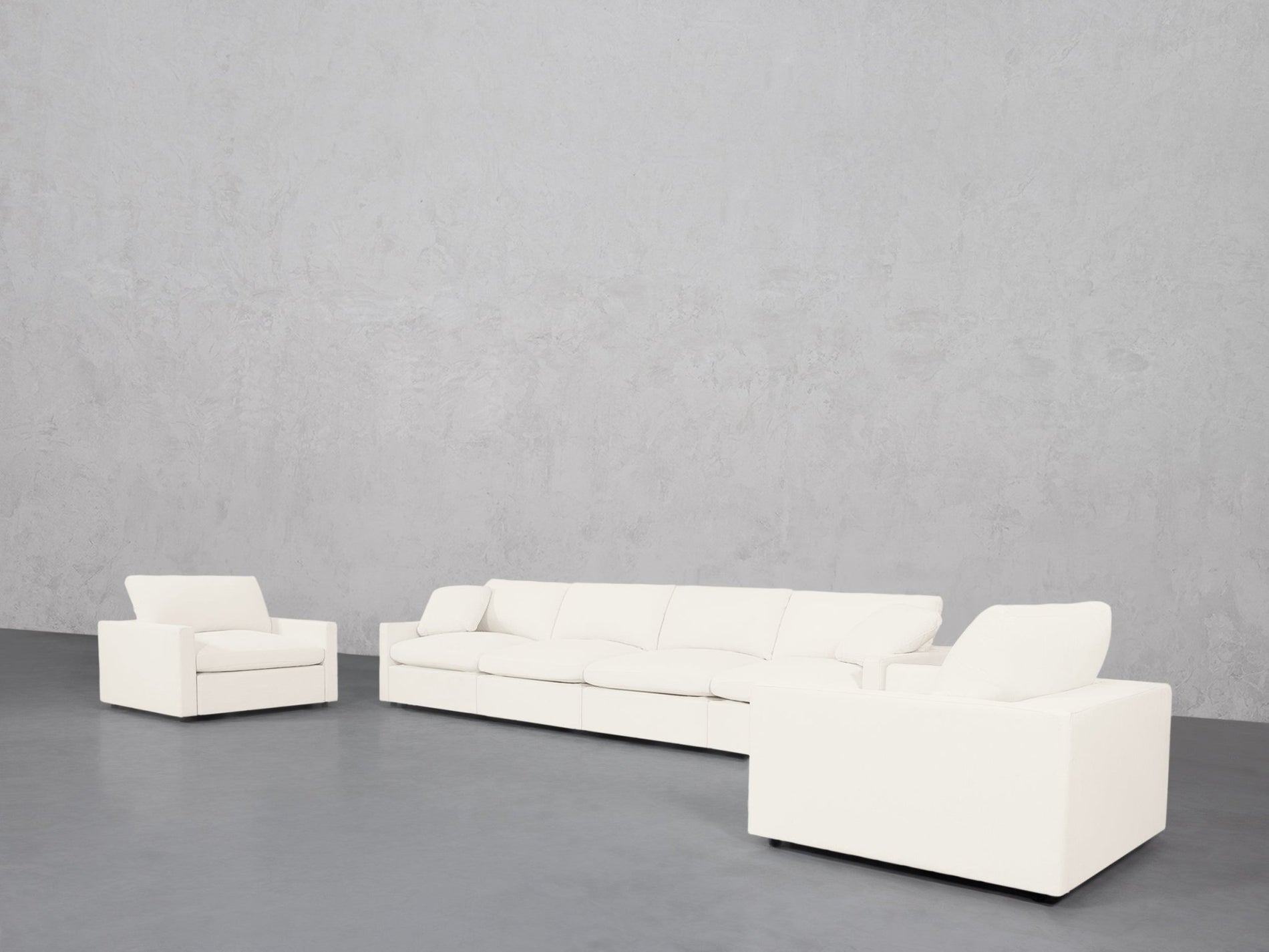 4-1-1 Sofa & Armchair Set (Thin Arms) - 7th Avenue