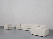 4-1-1 Sofa & Armchair Set (Thin Arms) - 7th Avenue