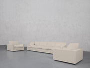 4-1-1 Sofa & Armchair Set (Thin Arms) - 7th Avenue