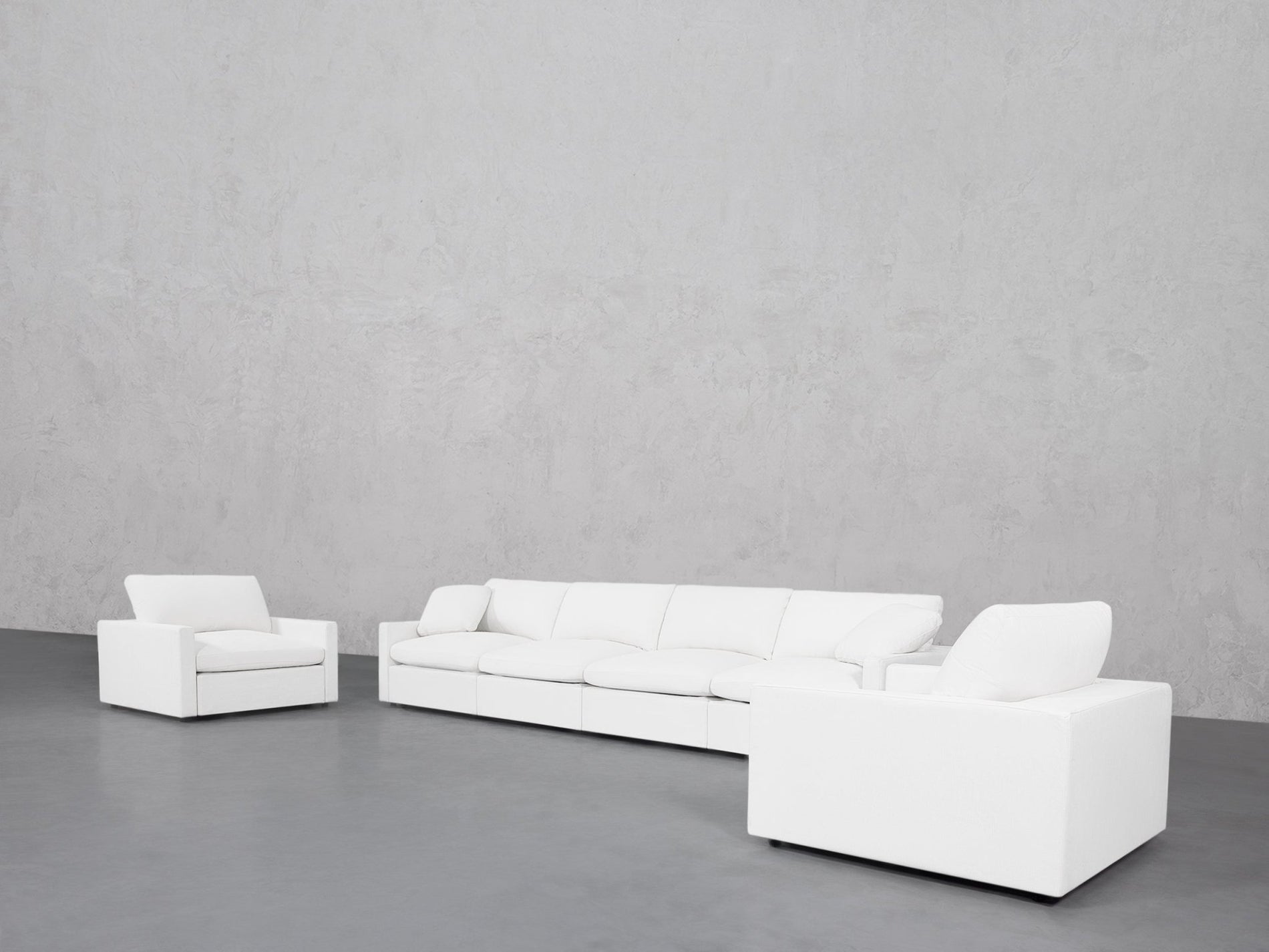 4-1-1 Sofa & Armchair Set (Thin Arms) - 7th Avenue