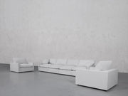 4-1-1 Sofa & Armchair Set (Thin Arms) - 7th Avenue