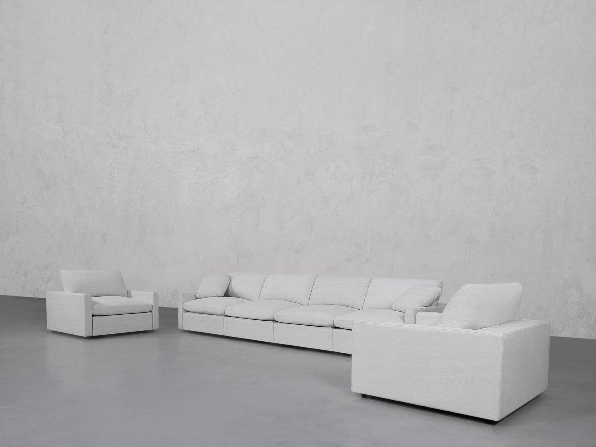 4-1-1 Sofa & Armchair Set (Thin Arms) - 7th Avenue