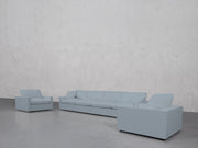4-1-1 Sofa & Armchair Set (Thin Arms) - 7th Avenue