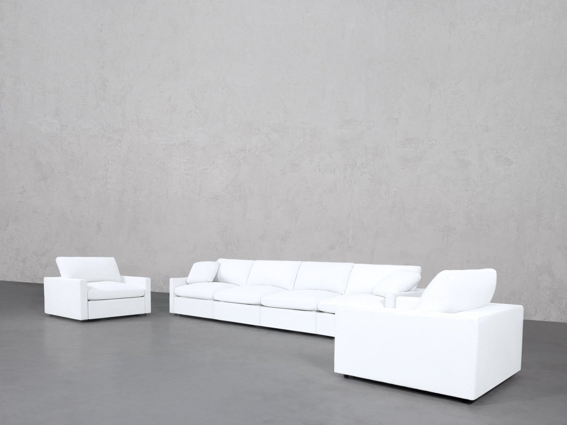 4-1-1 Sofa & Armchair Set (Thin Arms) - 7th Avenue