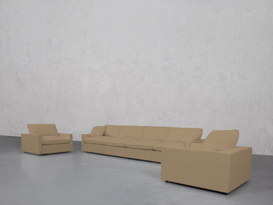 4-1-1 Sofa & Armchair Set (Thin Arms) - 7th Avenue