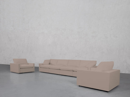 4-1-1 Sofa & Armchair Set (Thin Arms) - 7th Avenue