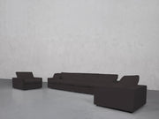 4-1-1 Sofa & Armchair Set (Thin Arms) - 7th Avenue