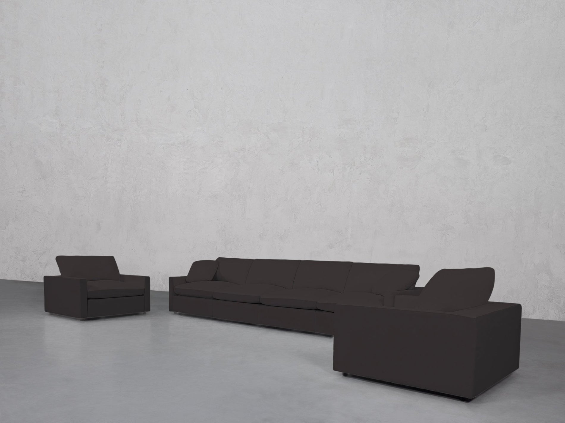 4-1-1 Sofa & Armchair Set (Thin Arms) - 7th Avenue