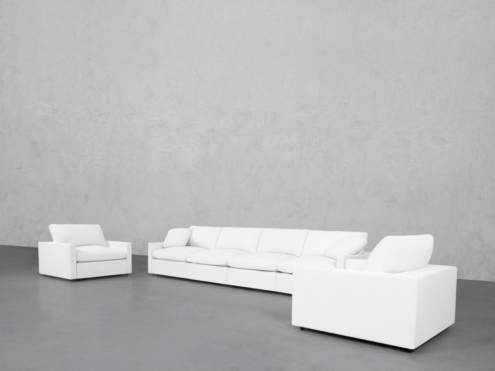 4-1-1 Sofa & Armchair Set (Thin Arms) - 7th Avenue