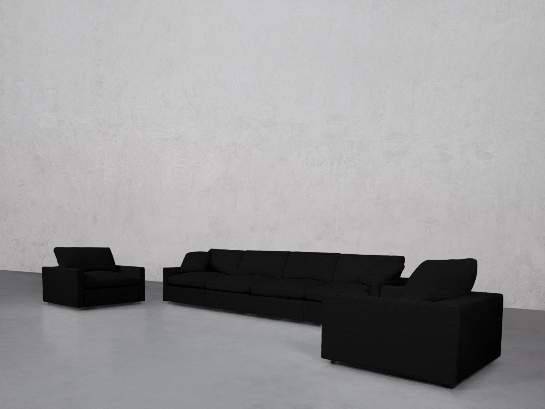 4-1-1 Sofa & Armchair Set (Thin Arms) - 7th Avenue
