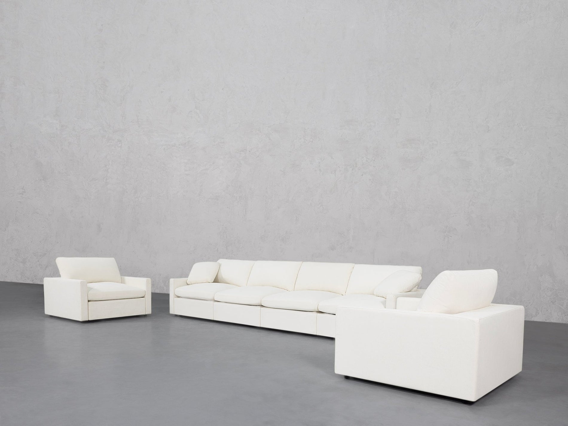 4-1-1 Sofa & Armchair Set (Thin Arms) - 7th Avenue