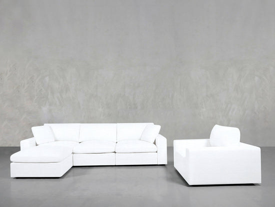 4 - 1 Sectional & Armchair Set - 7th Avenue
