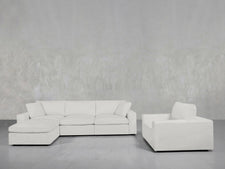 4 - 1 Sectional & Armchair Set - 7th Avenue