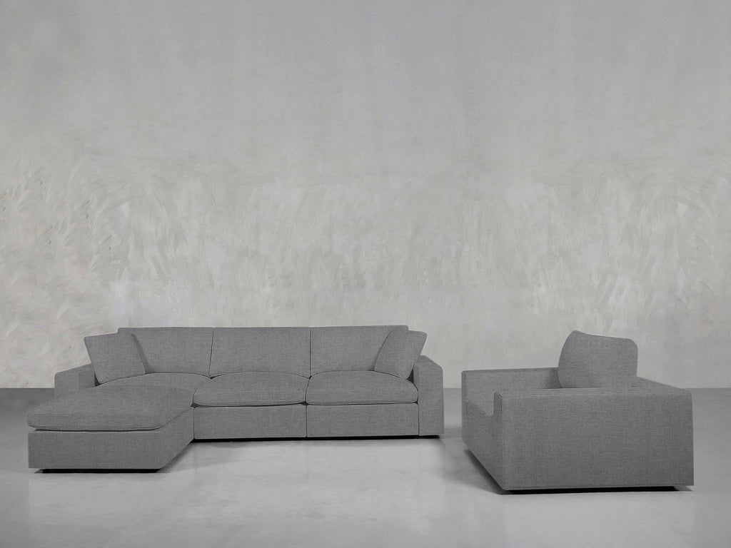 4 - 1 Sectional & Armchair Set - 7th Avenue