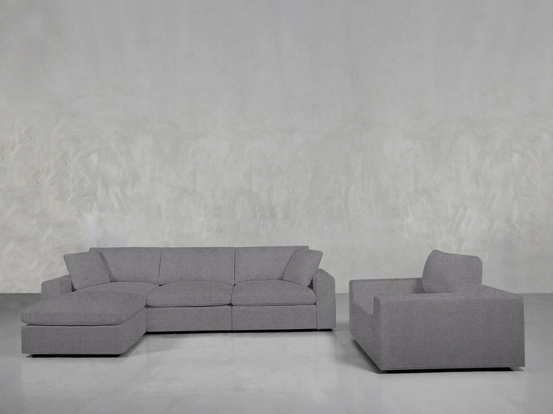 4 - 1 Sectional & Armchair Set - 7th Avenue