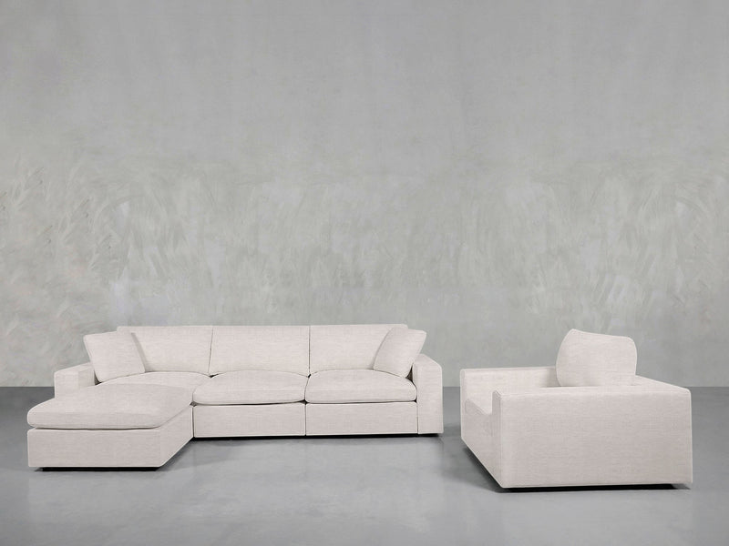 4 - 1 Sectional & Armchair Set - 7th Avenue