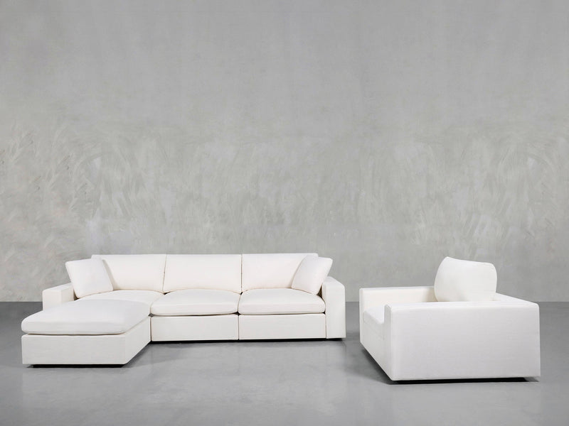 4 - 1 Sectional & Armchair Set - 7th Avenue