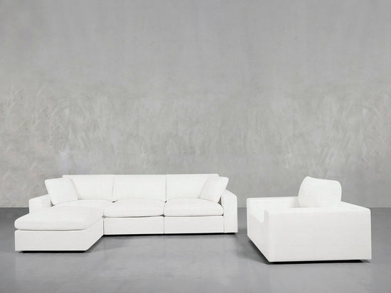 4 - 1 Sectional & Armchair Set - 7th Avenue