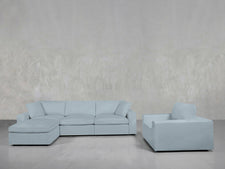 4 - 1 Sectional & Armchair Set - 7th Avenue