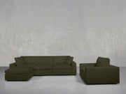 4-1 Sectional & Armchair Set - 7th Avenue