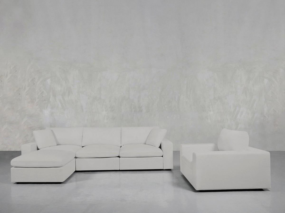 4 - 1 Sectional & Armchair Set - 7th Avenue
