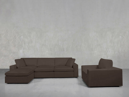4 - 1 Sectional & Armchair Set - 7th Avenue