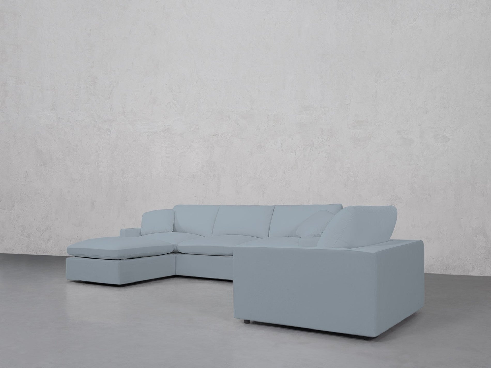 4-1 Sectional & Armchair Set (Thin Arms) - 7th Avenue