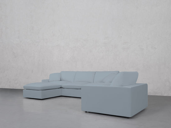 4-1 Sectional & Armchair Set (Thin Arms) - 7th Avenue