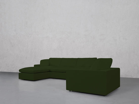 4-1 Sectional & Armchair Set (Thin Arms) - 7th Avenue