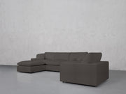 4-1 Sectional & Armchair Set (Thin Arms) - 7th Avenue