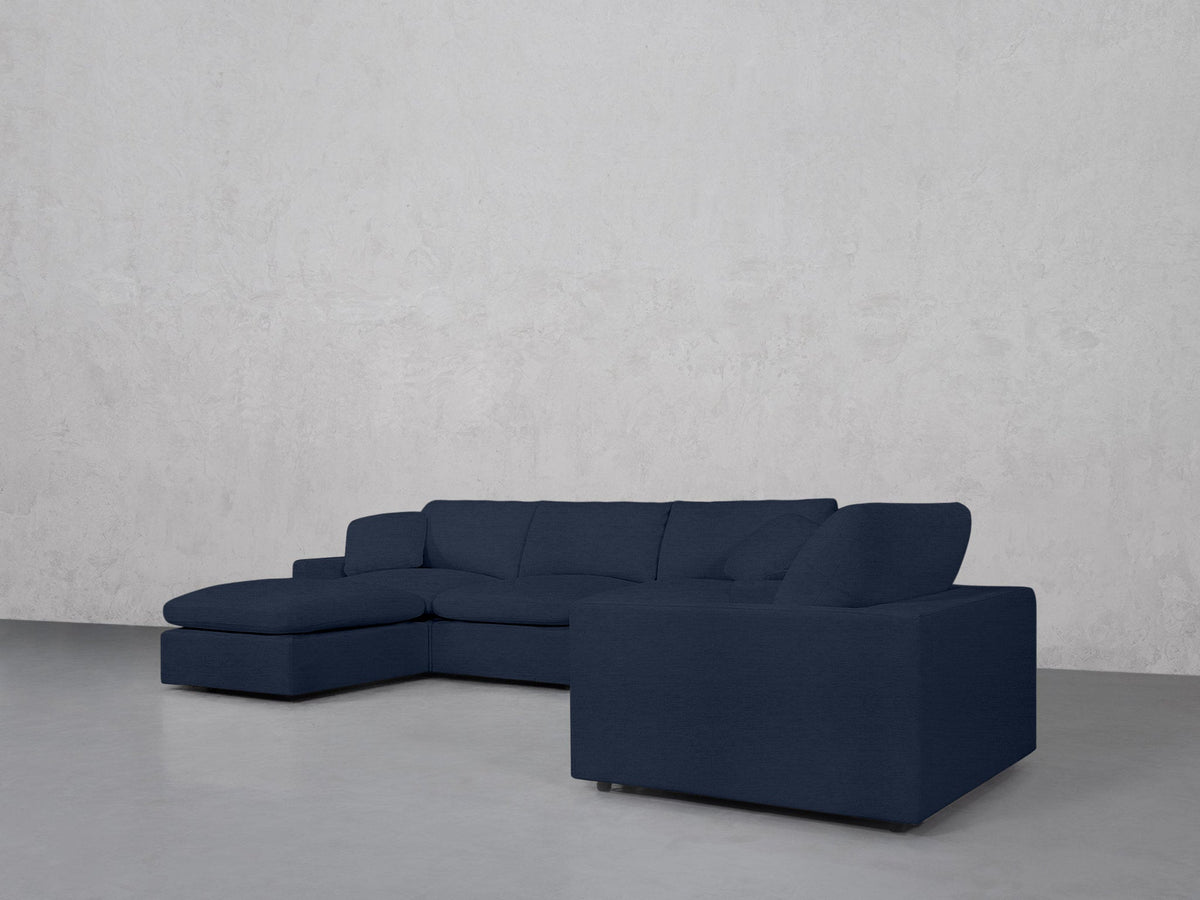 4-1 Sectional & Armchair Set (Thin Arms) - 7th Avenue