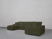 4-1 Sectional & Armchair Set (Thin Arms) - 7th Avenue