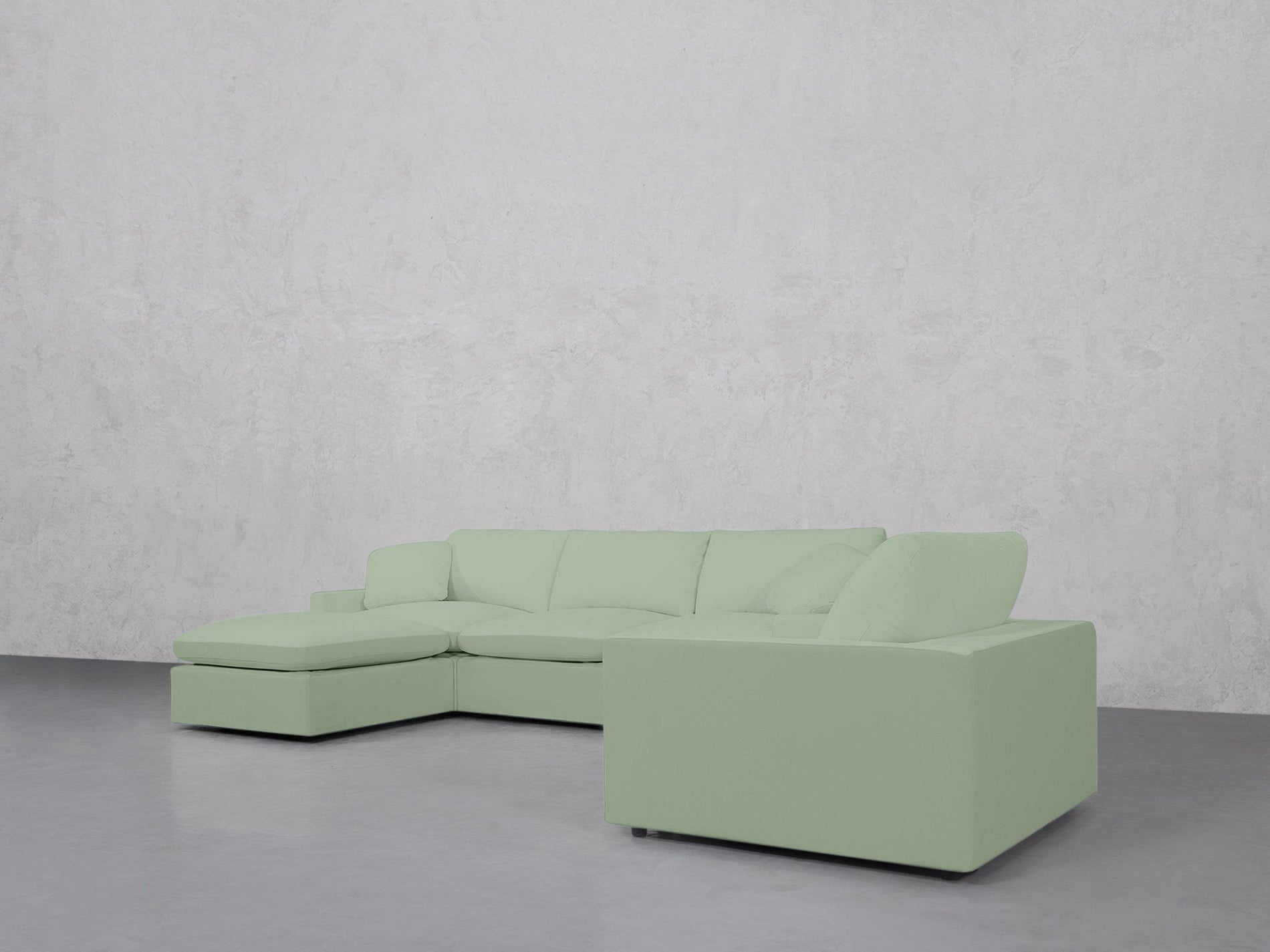 4-1 Sectional & Armchair Set (Thin Arms) - 7th Avenue