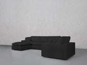 4-1 Sectional & Armchair Set (Thin Arms) - 7th Avenue