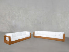 4-3 Sofa Set Teak Outdoor - 7th Avenue