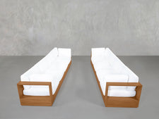 4-4 Sofa Set Teak Outdoor - 7th Avenue