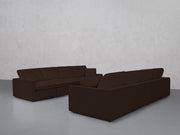 4-4 Sofa Set (Thin Arms) - 7th Avenue