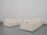 4-4 Sofa Set (Thin Arms) - 7th Avenue