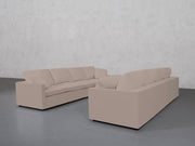 4-4 Sofa Set (Thin Arms) - 7th Avenue