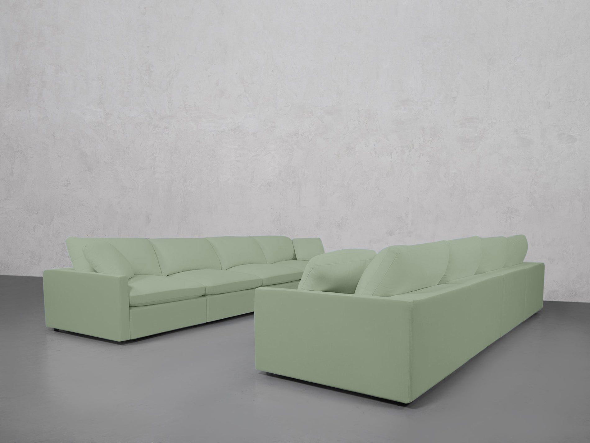 4-4 Sofa Set (Thin Arms)