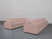4-4 Sofa Set (Thin Arms) - 7th Avenue