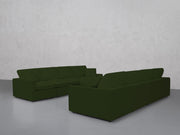 4-4 Sofa Set (Thin Arms) - 7th Avenue