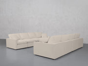 4-4 Sofa Set (Thin Arms) - 7th Avenue