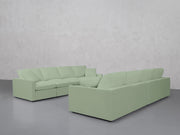 4-4 Sofa Set (Thin Arms)
