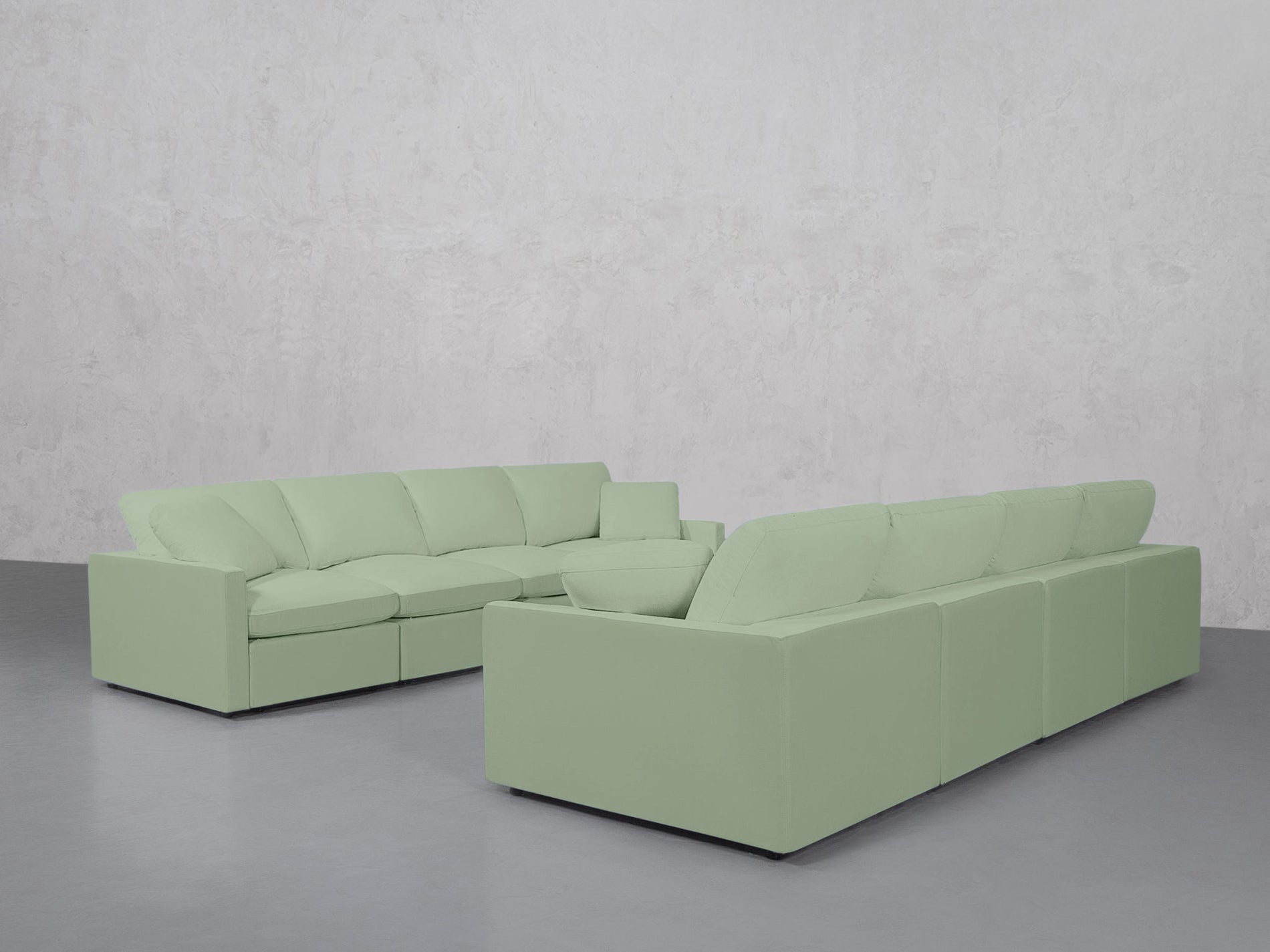 4-4 Sofa Set (Thin Arms)