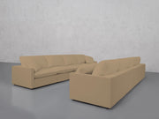 4-4 Sofa Set (Thin Arms) - 7th Avenue
