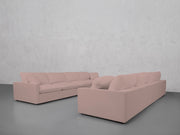 4-4 Sofa Set (Thin Arms) - 7th Avenue