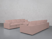 4-4 Sofa Set (Thin Arms) - 7th Avenue