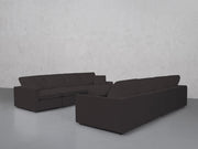4-4 Sofa Set (Thin Arms) - 7th Avenue
