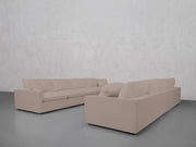4-4 Sofa Set (Thin Arms) - 7th Avenue